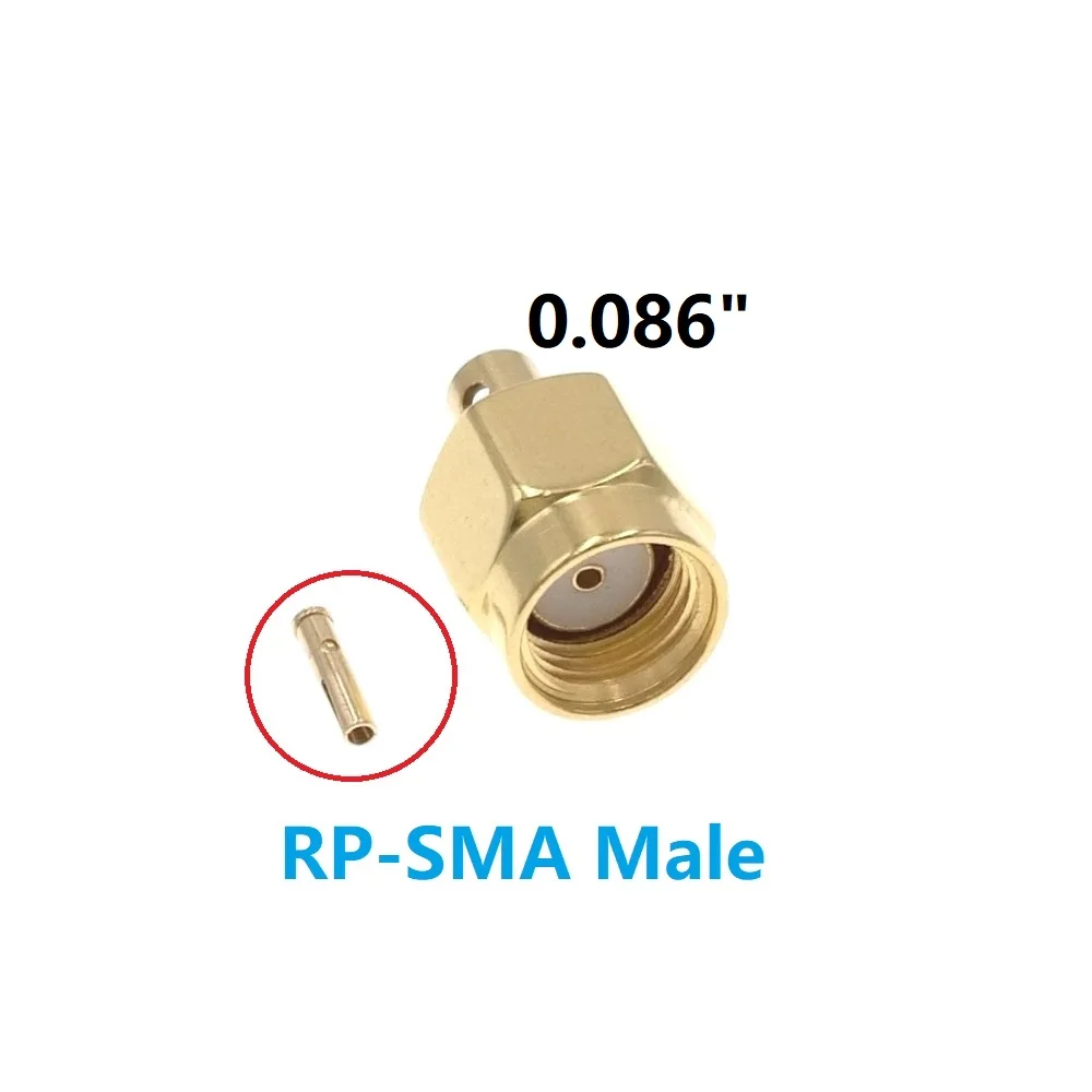 100 шт. SMA штекер припоя для полужесткого RG405 0 086 &quotкабеля RF разъем|plug connector|sm plugplug male