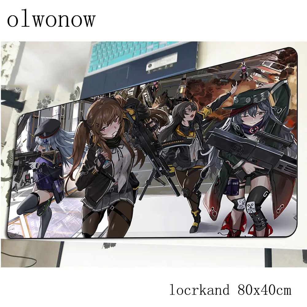 Для девочек на фронте коврик для мыши с изображением 800x400x3 мм locrkand игровой геймер