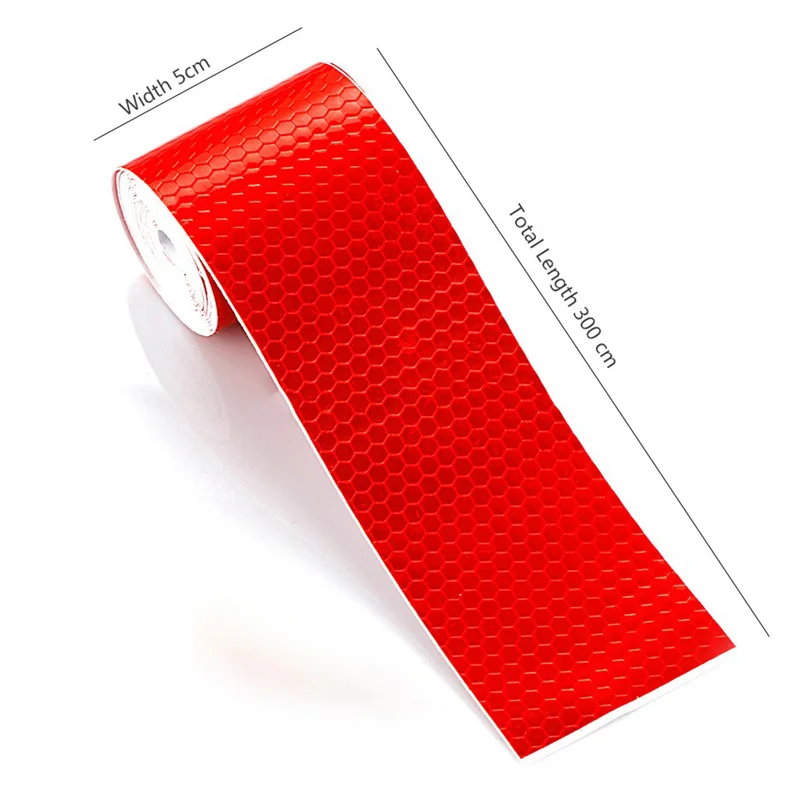 5*300 см красная светоотражающая лента предупреждающая наклейка для