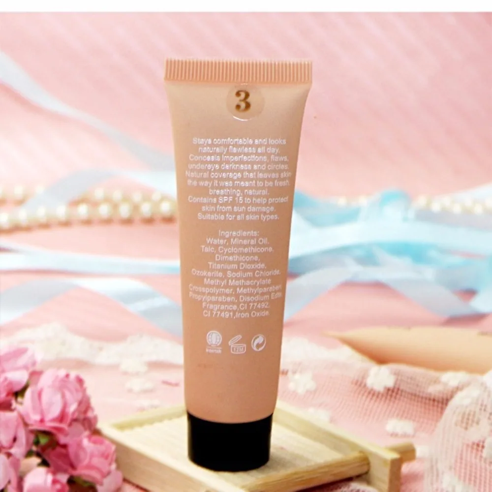 

1Pcs Natural BB Cream Perfect Face Color Corrector Facial Brightening Foundation Concealer Cream Waterproof Contour Makeup TSLM1