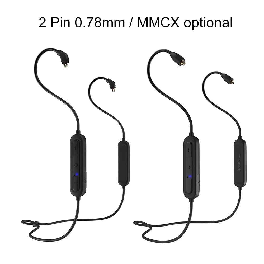 BQEYZ 2Pin 0 78 мм MMCX Bluetooth 5 Сменный кабель для наушников AptX-HD беспроводные HiFi наушники