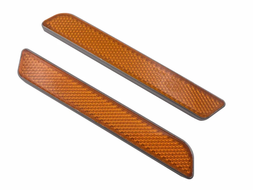 Оранжевый Передняя вилка мотоцикла ноги отражатели ударный чехол для Harley Dyna Fatboy