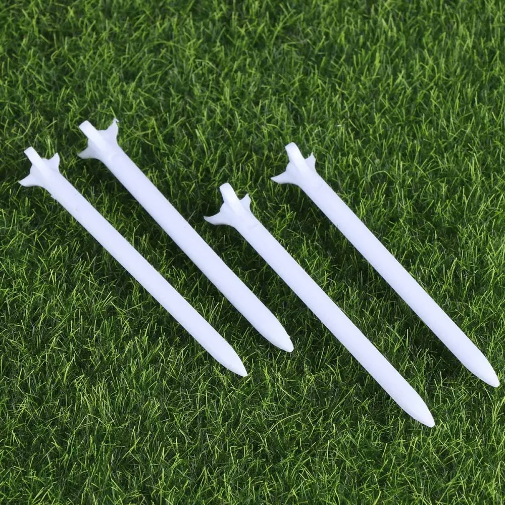 

25pcs Lightweight Durable New Zero Friction Tour 3-Prong Tees (White)