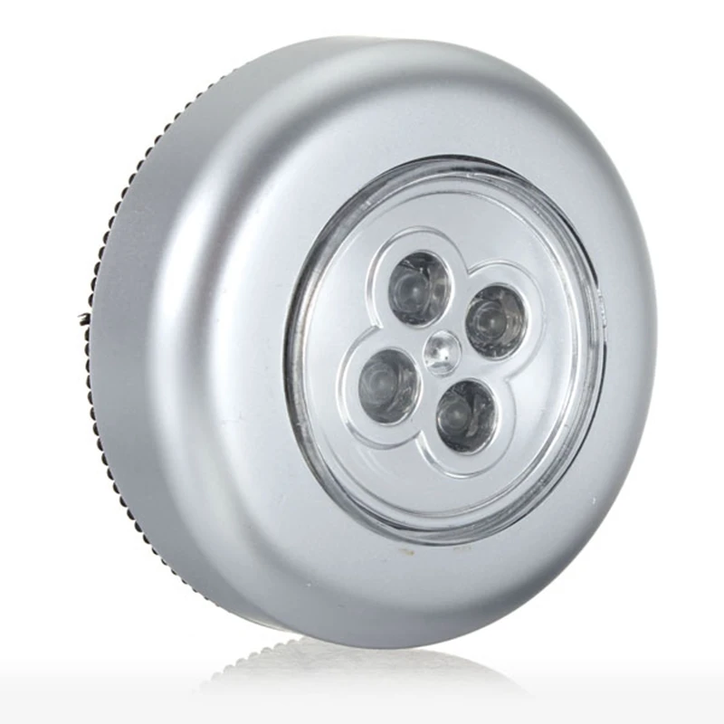 Домашний кухонный шкаф для шкафа Ночной светильник 4 светодиода беспроводная