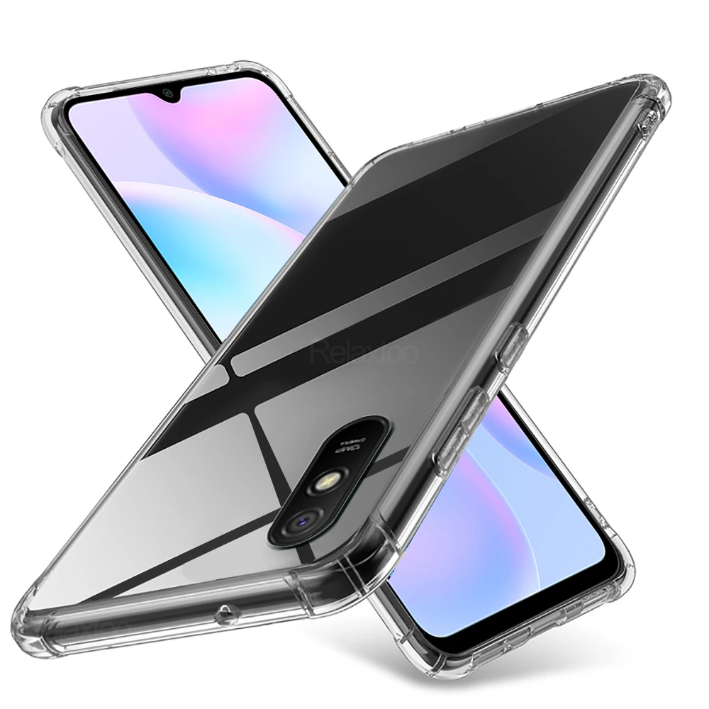 Прозрачный противоударный чехол для телефона Xiaomi Redmi 9 9a 9c note 9s mi poco x3 nfc 10 lite pro