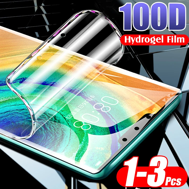 1-3 шт 100D полное покрытие Гидрогелевая пленка для huawei P30 Lite P20 P10 Pro Защитная mate 30 20 10