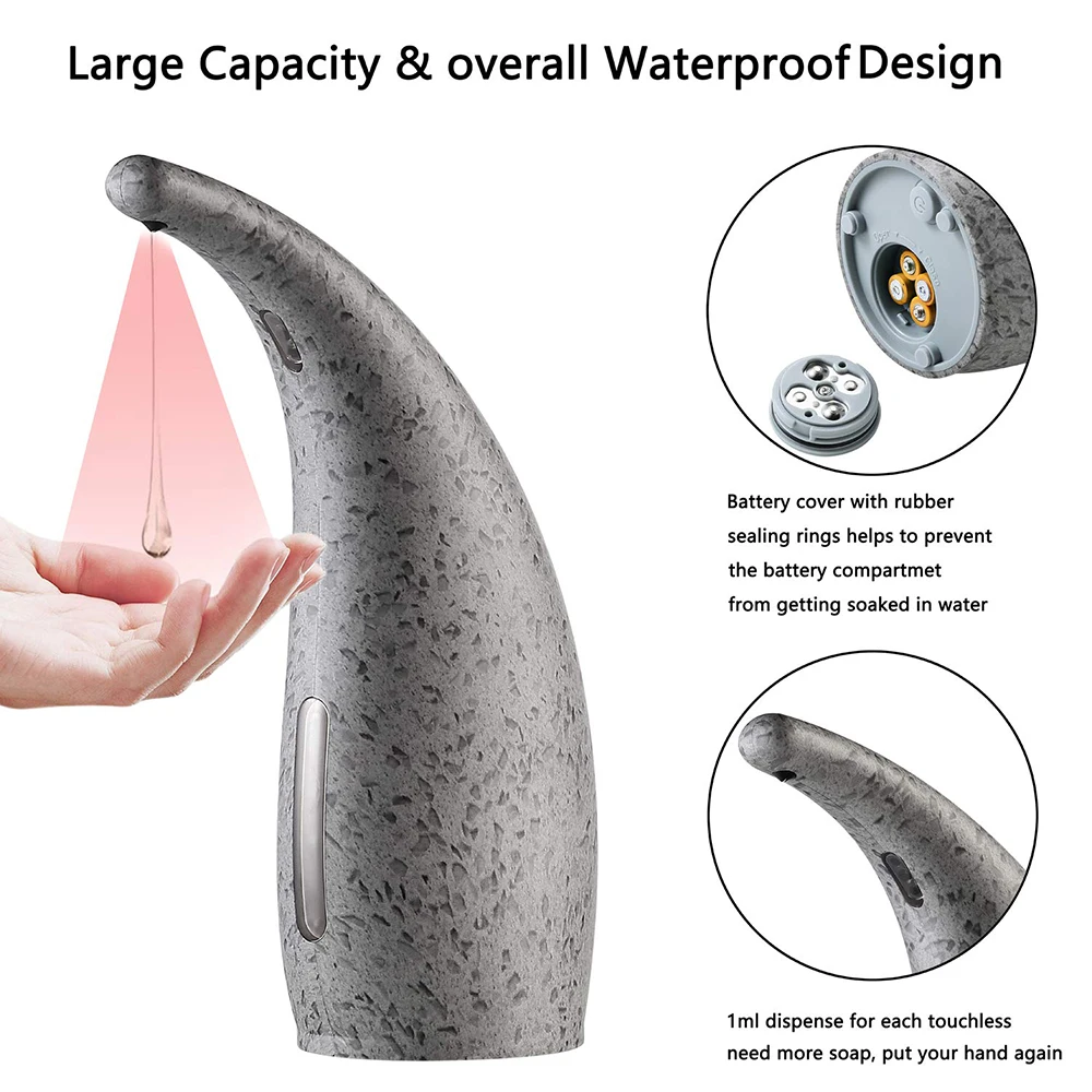 Автоматический жидкий мыльный диспенсер для посуды 300 мл насос ванная комната