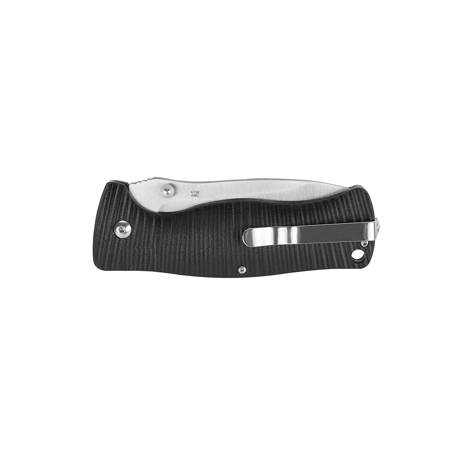 Фото Складной нож Ganzo G720, 58-60HRC, лезвие из стали 440C, рукоять G10, EDC, для выживания на природе, кемпинга, карманный нож №3