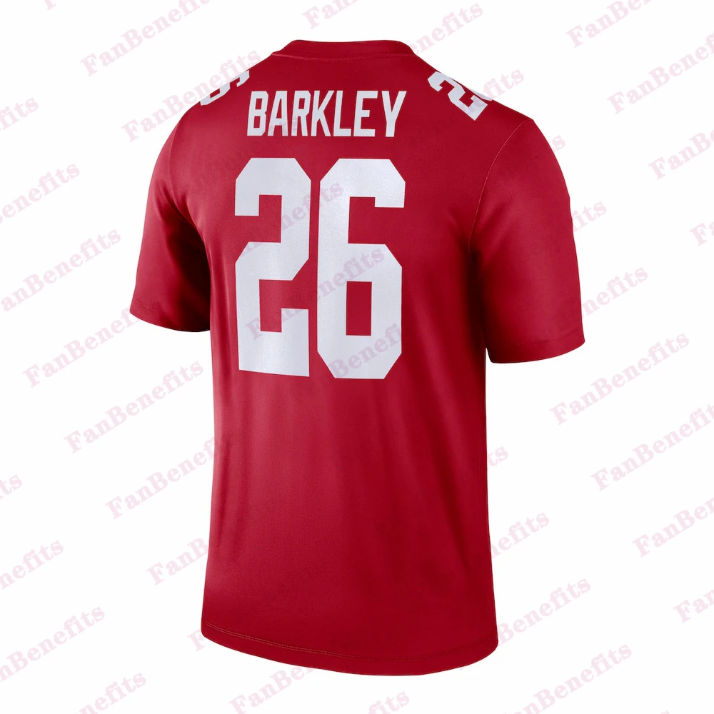 

Женские и мужские футболки Barkley 26 # Red White Royal от Stitch Giants Legend