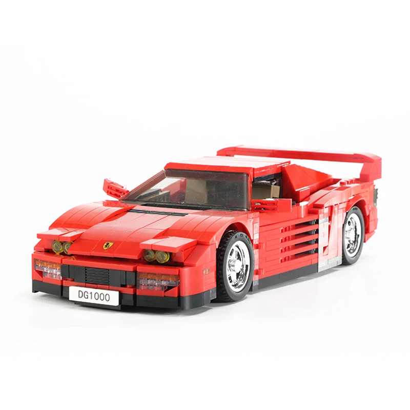 

Famous Super Sports racing car 512TR MOC Technic Technique Model Building Blocks Bricks toys boys gift