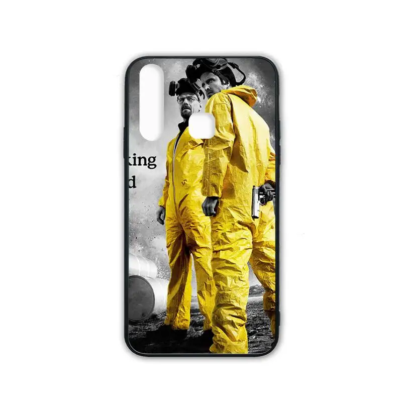 

YJY Heisenberg Breaking Bad Silicone black case coque for vivo u3x Y11 Y12 Y19 Y81 Y91C V9 V17 V15 pro cover