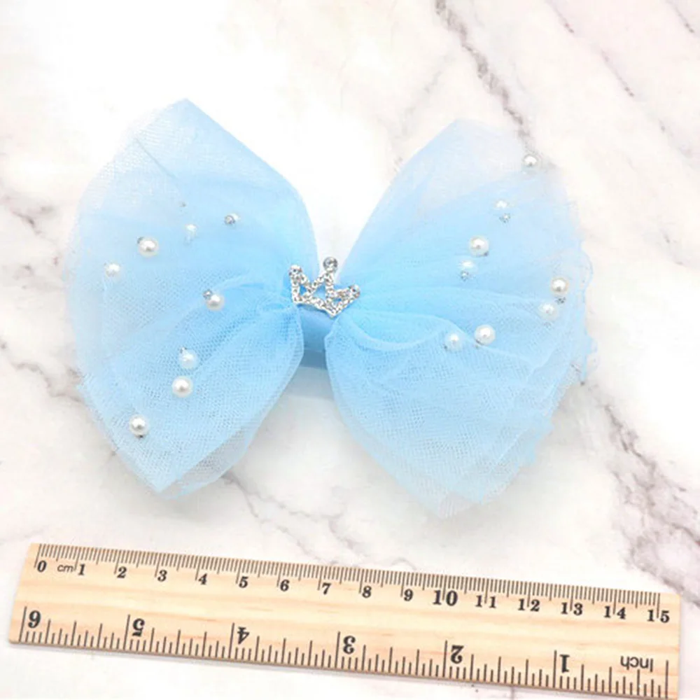 

Gauze Hair Clips Lace Bow Headband Sweet Children's Headwear Princess Headband Spring And Summer Hair Accessories