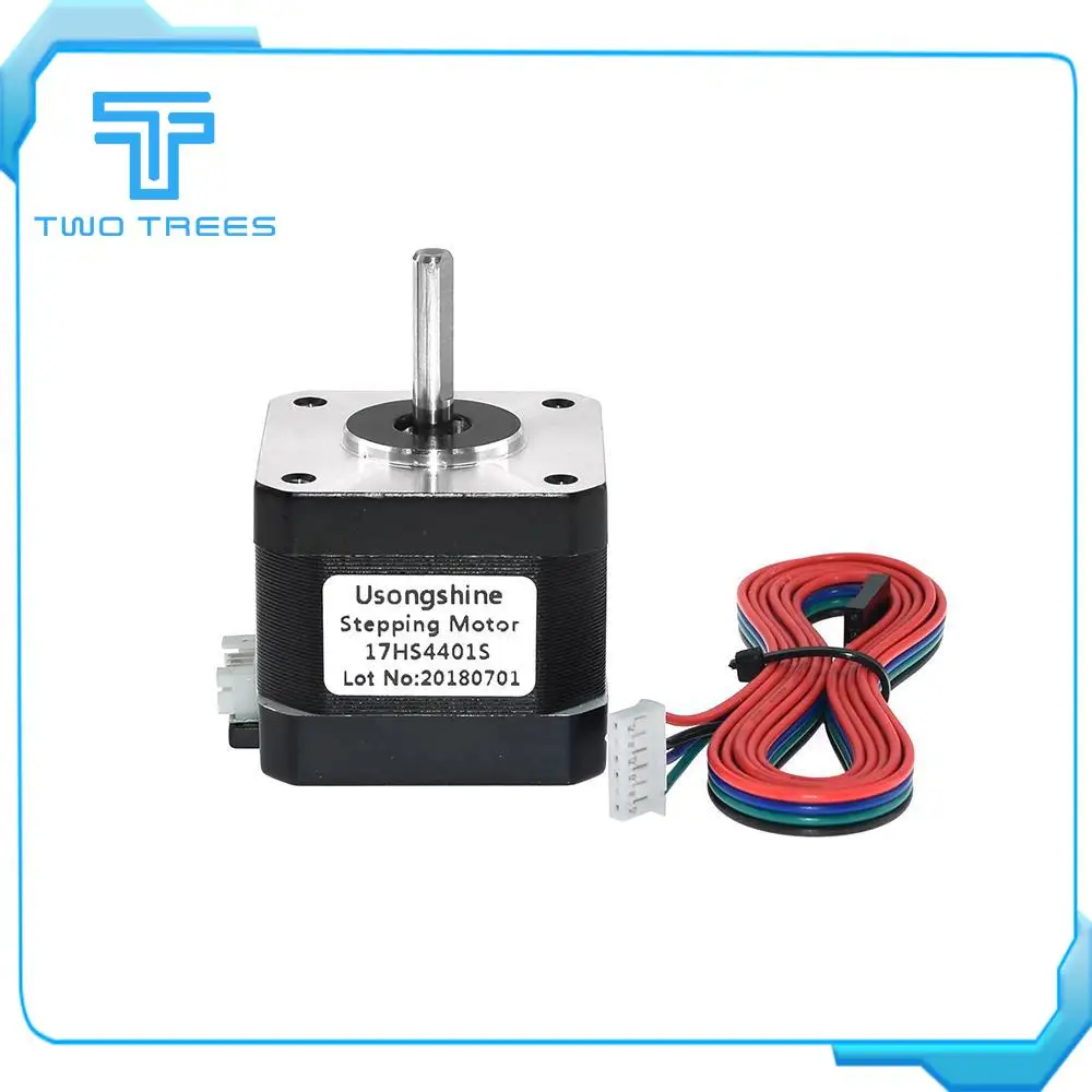 Nema17 Stepper Motor 38mm 42 motor Nema 17 42BYGH 1.5A 17HS4401S 4-lead for 3D printer CNC XYZ | Компьютеры и офис