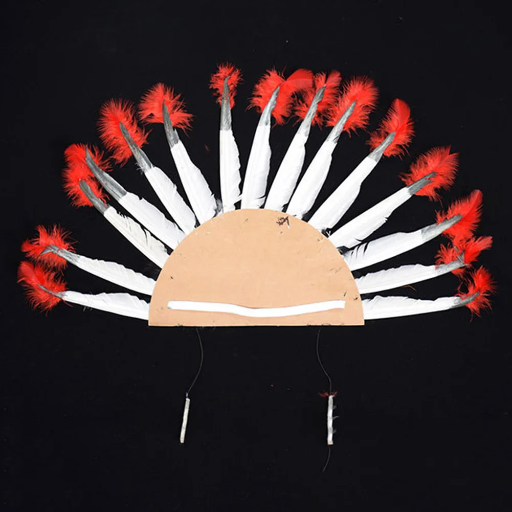 Косплей Реквизит перо головной убор индийский главный герой шляпа Хэллоуин