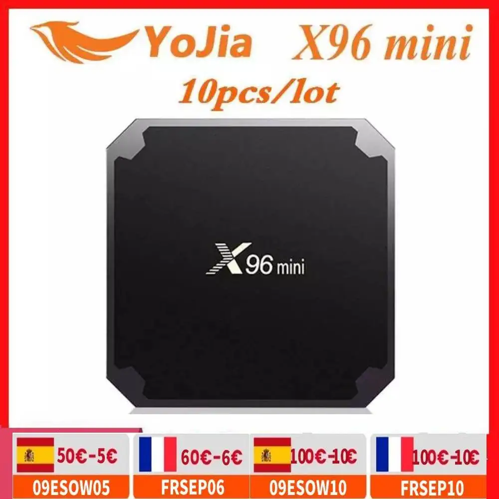 (Быстрая доставка из ЕС) 10 шт./лот X96mini Android 7 1 TV BOX X96 mini lot Amlogic S905W четырехъядерный