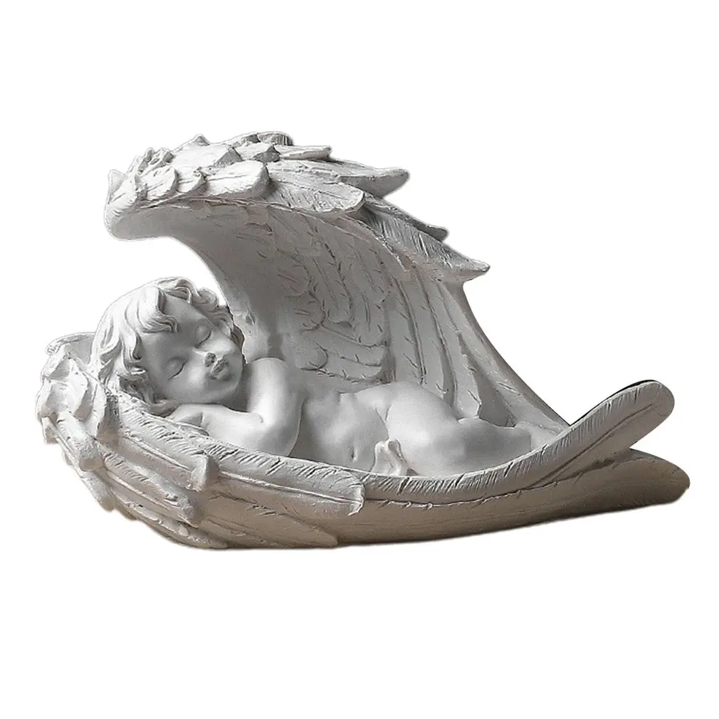 

Resin Girl Wings Angel Model Outdoor Fashionable Ornaments Decoration Window Shop Exquisite Details Crafts