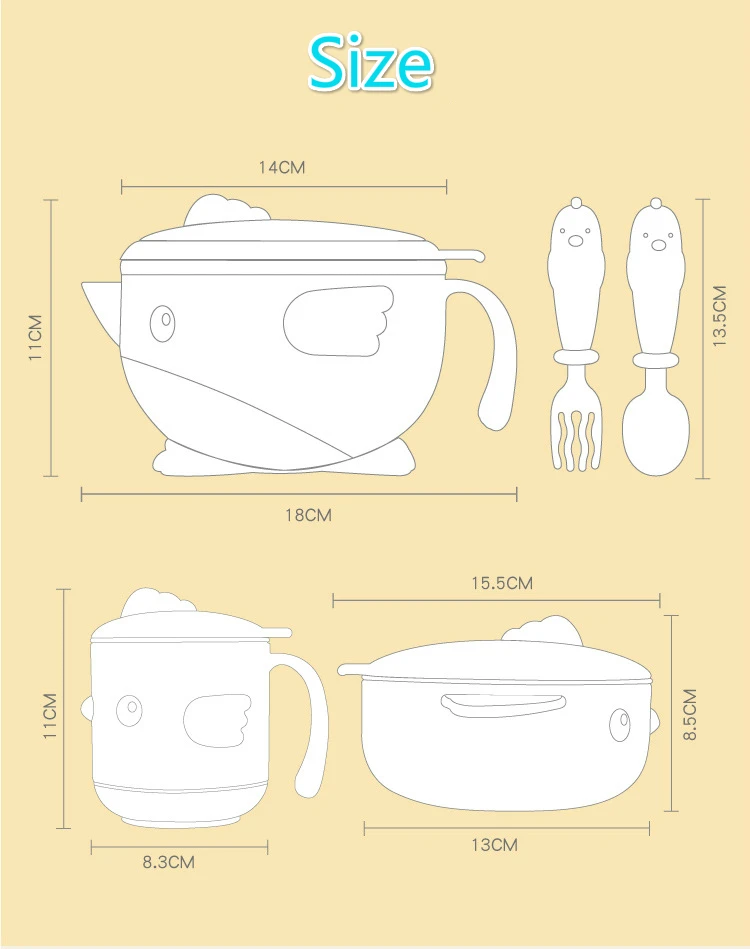 Столовые приборы из нержавеющей стали для детей | Дом и сад