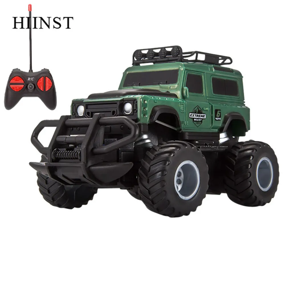 HIINST игрушечный Электрический Радиоуправляемый автомобиль 4WD 4CH Led Rock Crawler Roll 4x4 с