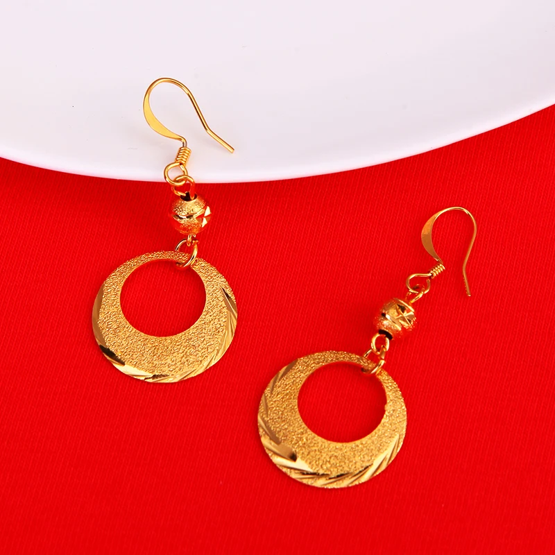 Женские серьги ручной работы золотого цвета в африканском стиле ювелирные