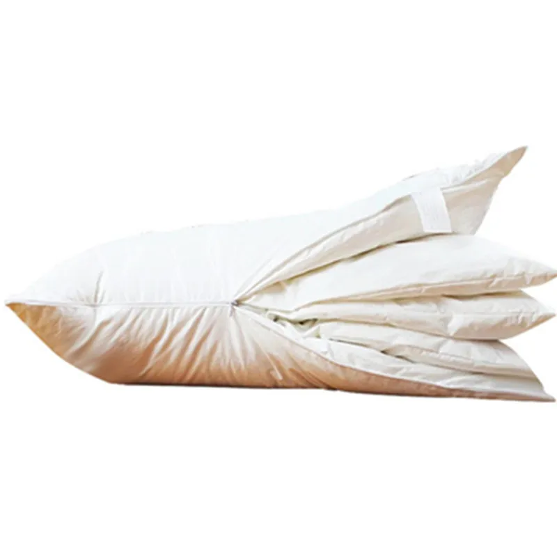 Новая регулируемая подушка для шеи из 100% хлопка (4 шт. в 1) Домашняя с нулевым