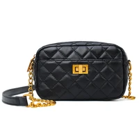 luxury women crossbody bag fashion mini camera size messenger bag metal chain cross body shoulder bags female pouch