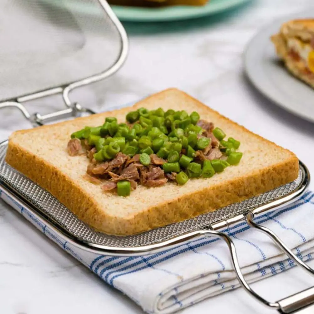 Новый круглый гриль для барбекю из нержавеющей стали проволочная сетка домашняя