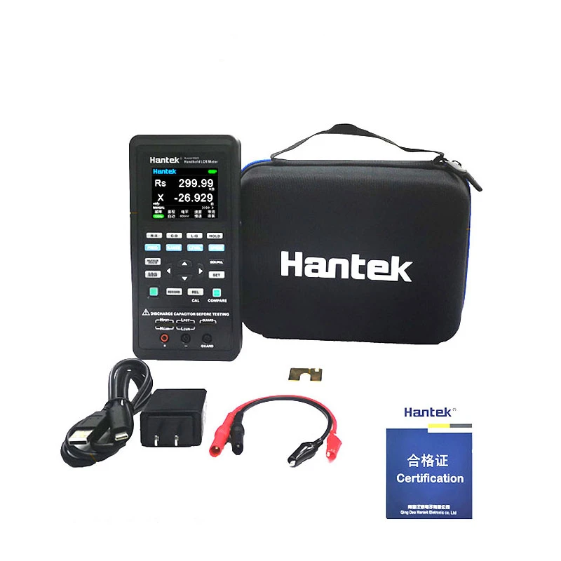 Hantek цифровой Ручной Измеритель иммитанса 1832C /1833C Портативный мост LCR