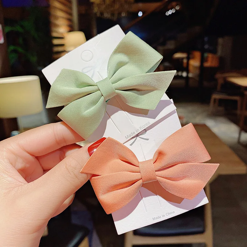 

10 Pcs Bow Hair Accessories Barette Cheveux Femme Satin Ribbon Hairpins Bow Hairpins Women Satin Ladies Hairpins Cute