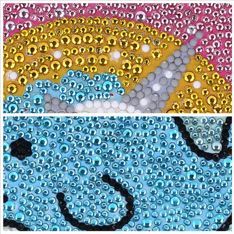 С рамкой DIY 5D алмазная живопись милые животные Единорог Алмазная вышивка