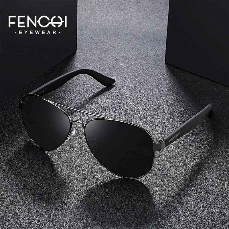 

Солнцезащитные очки-авиаторы FENCHI UV400 Мужские и женские, алюминиевые поляризационные зеркальные солнечные очки, 2021