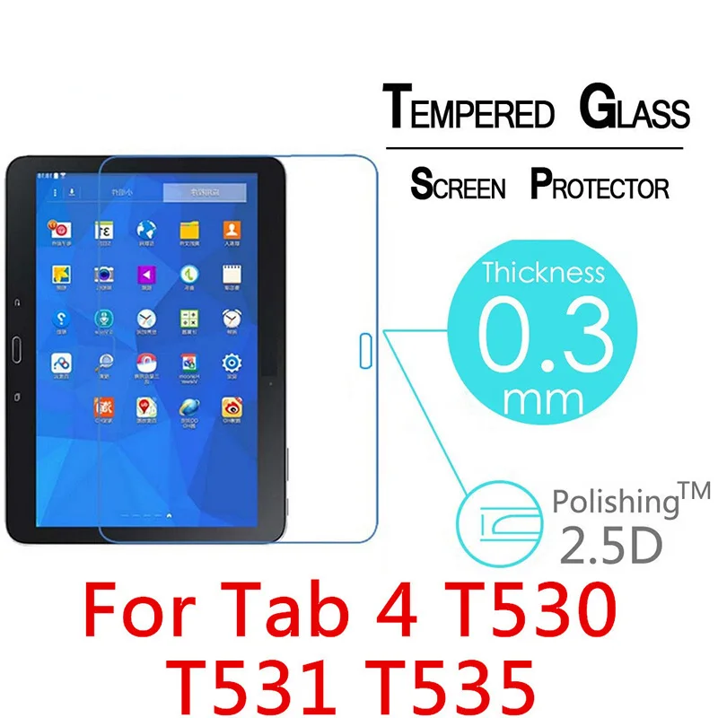 Прочное Закаленное защитное Стекло для Samsung Galaxy Tab 4 10 1 T530 T531 T535 &quotЭкран защиты