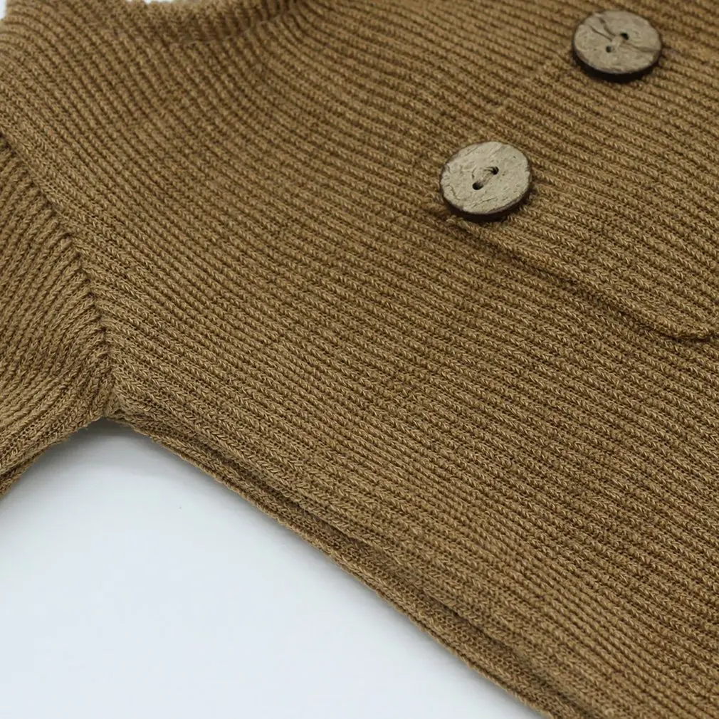 

3 Pcs/set Newborn Photography Props Suit Knitted Cotton Jumpsuit Hat Mouse Doll Infant Photo Shooting Clothes Outfits