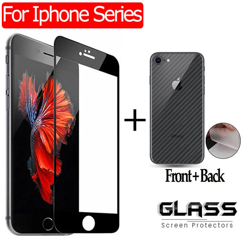 360 передняя + заднее закаленное стекло huawei iphone 7 plus 7plus защитное 8 glass Защитное на 8plus