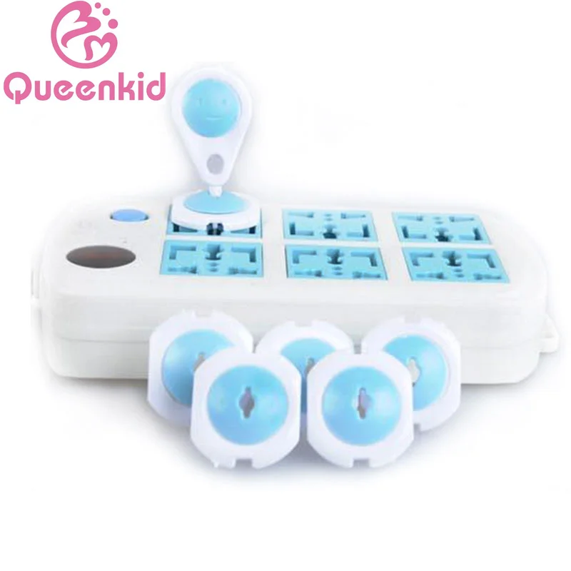 Защита 6 шт русский ЕС Европейский безопасности ребенка электрическая розетка с