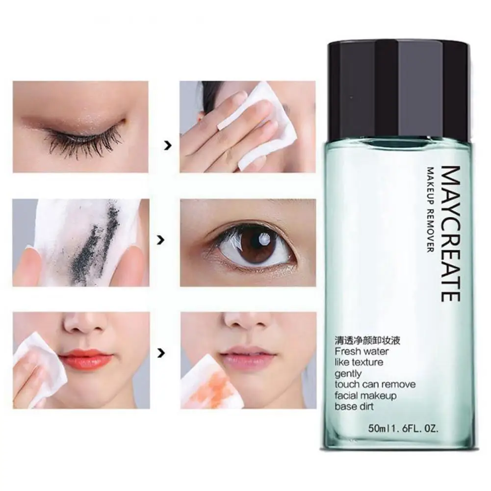 

50ml Liquid Deep Cleansing Makeup Remover Water Care Whitening Skin Oil Remover Purifying Natural Olive Gentle Liquid E7s7