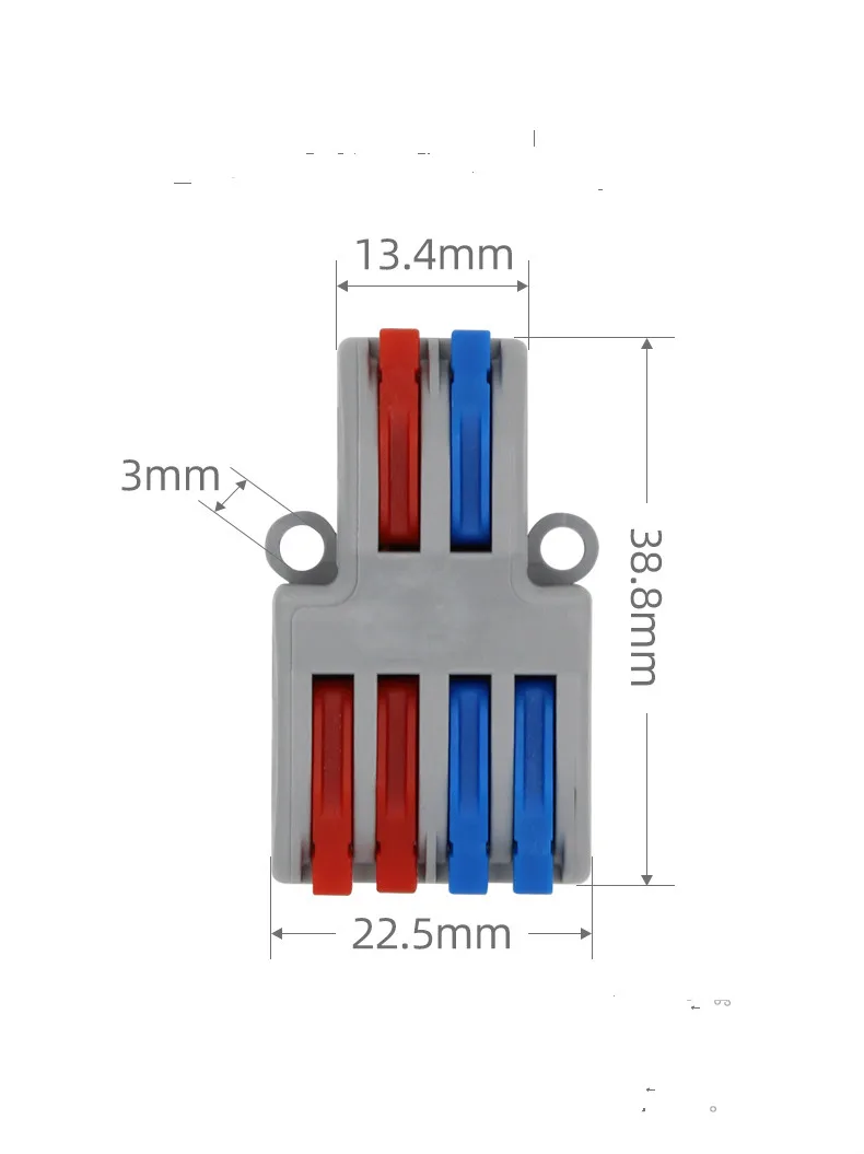 10 PCS Splitter 2 In 4 Out Wiring Connector Terminal | Обустройство дома