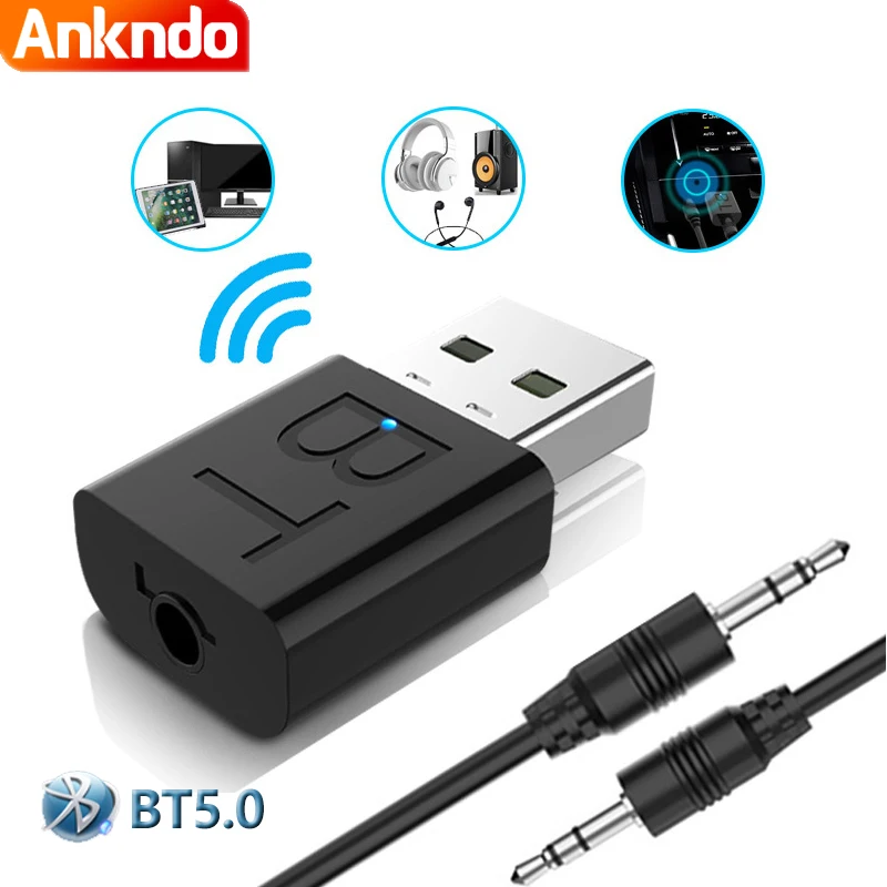 Аудио Bluetooth передатчик приемник автомобильный AUX кабель комплект беспроводной