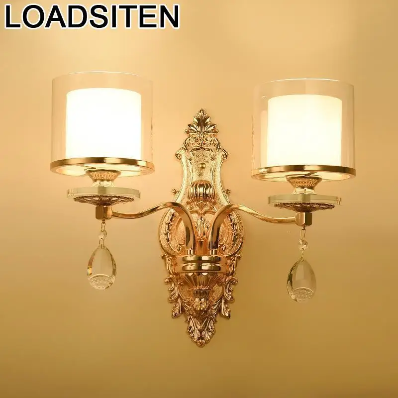 Лампа для дома Современная Penteadeira Wandlampe Led Lampara De Interior Aplique Luz Pared Wandlamp Crystal настенный