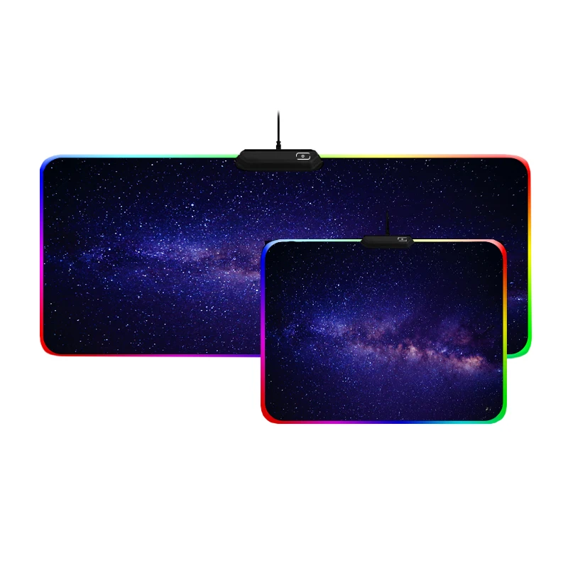 Игровой коврик для мыши Mairuige большого размера RGB крутой светящийся светодиодный