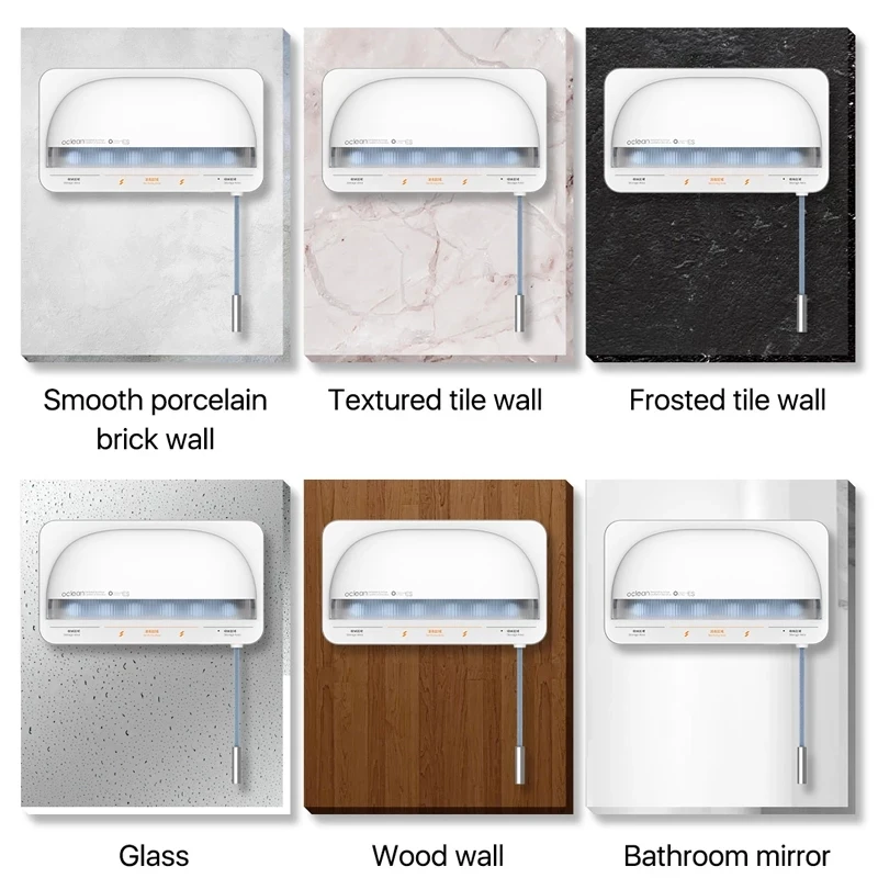 

Original Oclean S1 Smart UVC Toothbrush Sterilizer hold up to 5 toothbrushes and remove Wall Mounted Holder Rack bacteria