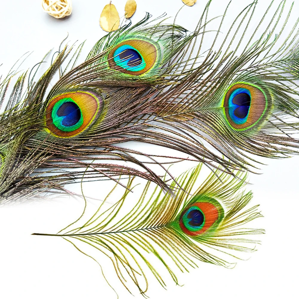 

20/30/50pcs Peacock Feathers Beautiful Natural Peacock Feather For Crafts DIY Jewelry Making Room Vase Wedding Decoration Plume