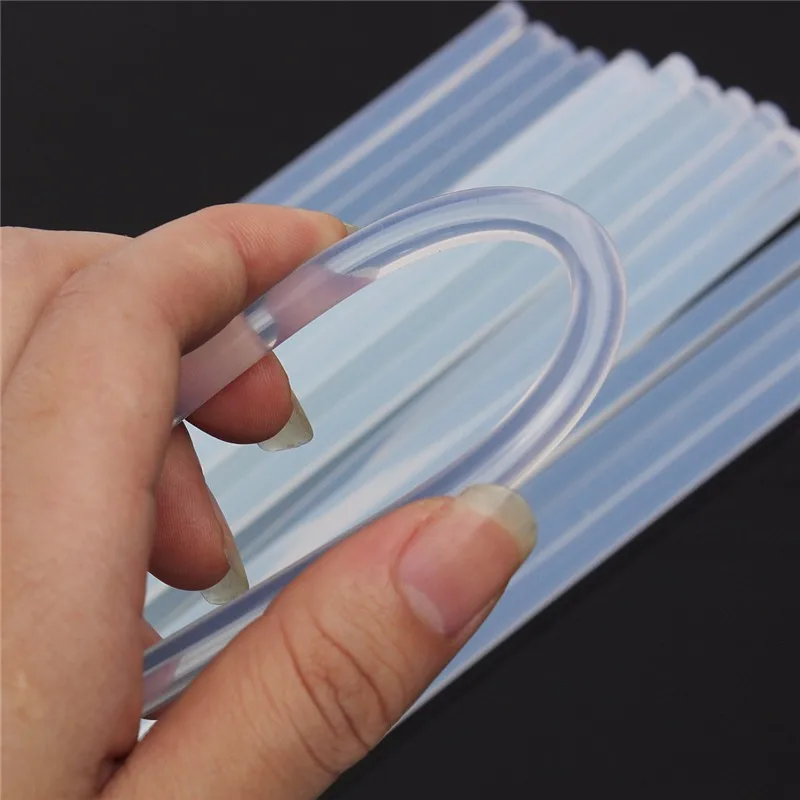 Прозрачные Клеевые стержни для термоплавкого пистолета 50 шт./лот 7 мм х 200