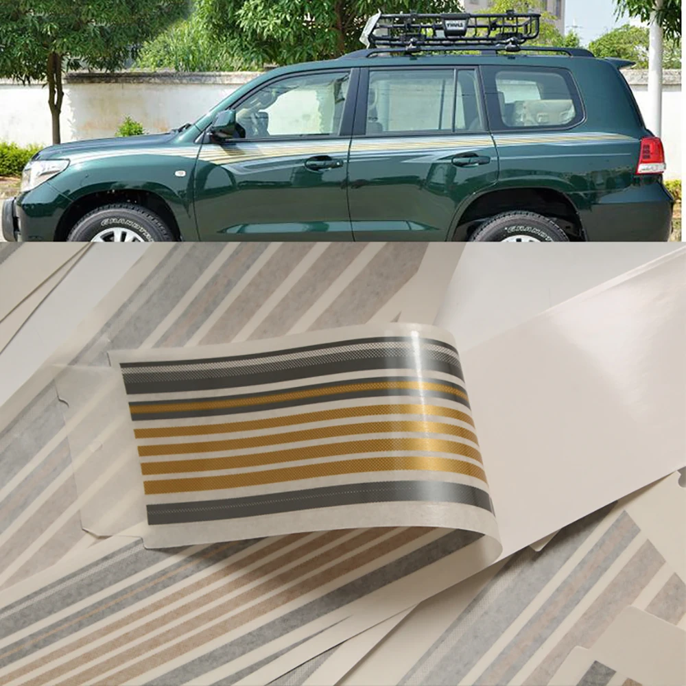Набор декоративных наклеек для Toyota Land Cruiser 200 LC200 2008-2013 2014 2015 красочные наклейки на