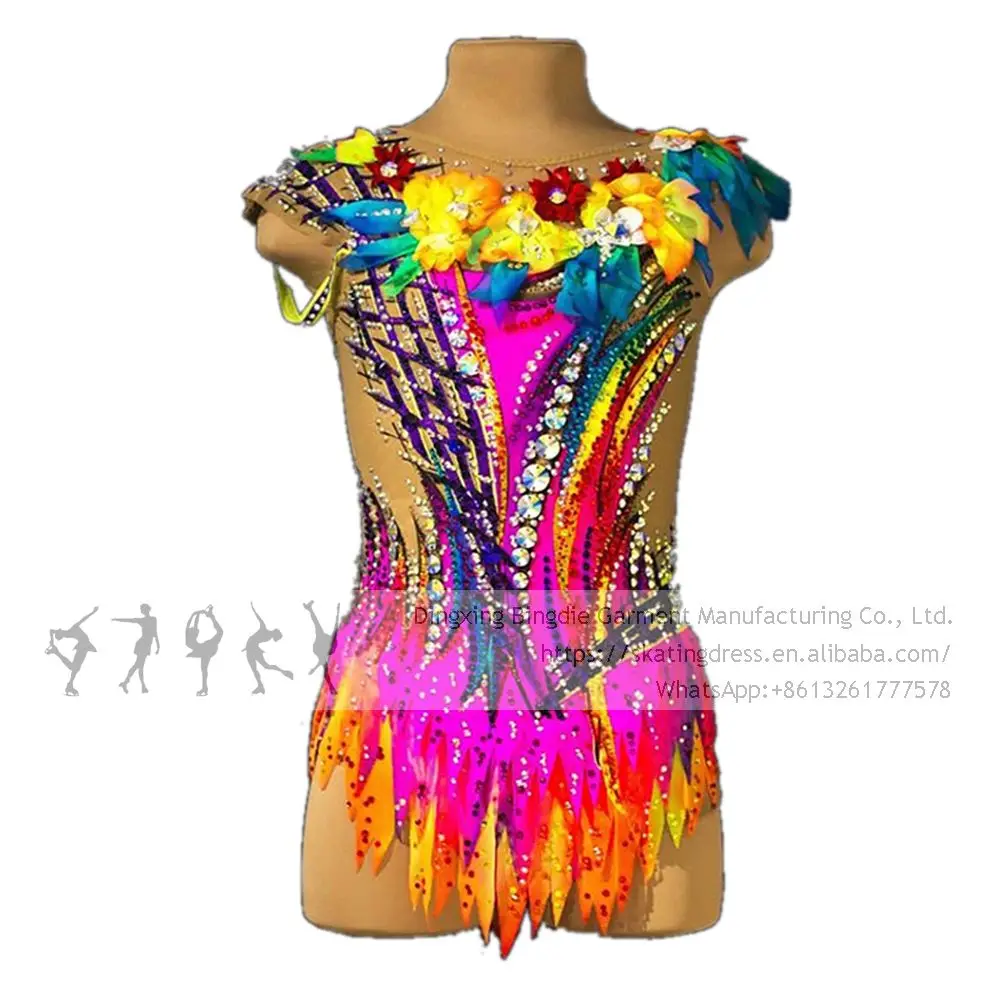 Платье для фигурного катания женское ледяное выступление девочек продвижение