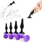Анальная пробка для начинающих, эротические игрушки, Анальная пробка, массажер простаты, Стимулятор точки G и клитора, без вибратора, секс-игрушки для женщин и пар