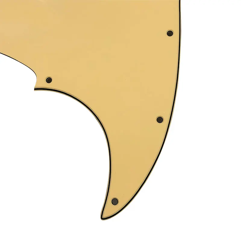 Pleroo заказное качество Pickguard для США 10 отверстий 5 струн джазовый бас гитара с
