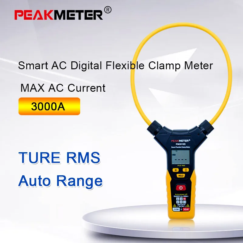 PEAKMETER PM2019S умный Ручной цифровой гибкий мультиметр переменного тока