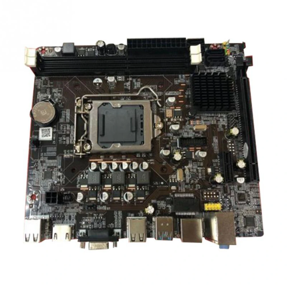 Процессор Intel B75 разъем LGA 1155 Материнская плата mикро ATX 32 ГБ 2 DDR3 1066 1333 1600 USB 3,0 PCI-E для Ксеон Core i3 i5 i7 LGA1155