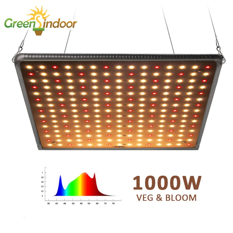 

Grow Tent 3500K 1000W LED Grow Light Panel Full Spectrum Phyto Lamp For Plant Led Lights For Indoor Growing Flowering Phytolamp