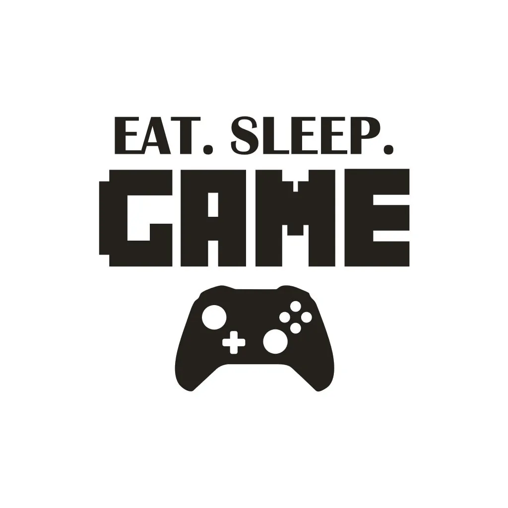 Eat Sleep Game Наклейка на стену игровой джойстик наклейка для игры Настенная детская